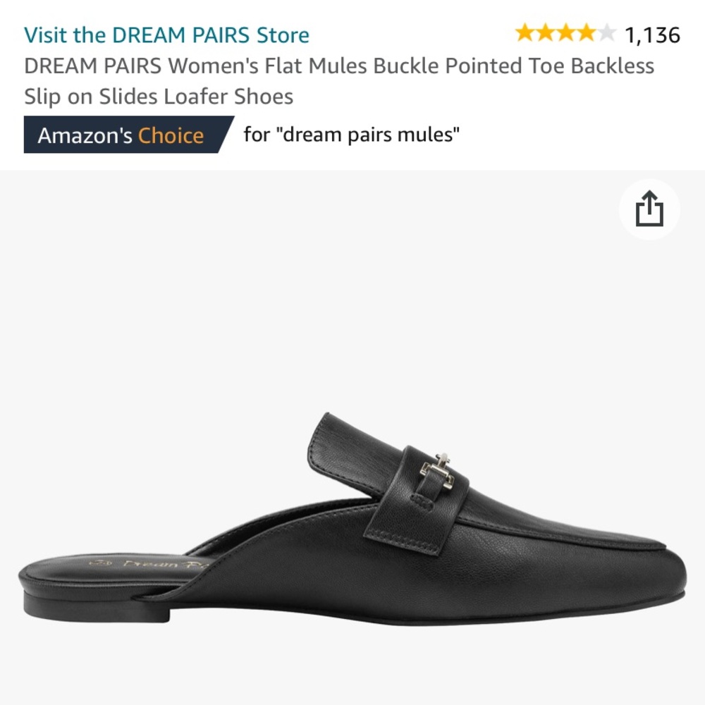 Amazon black mules - Picture 4 of 4